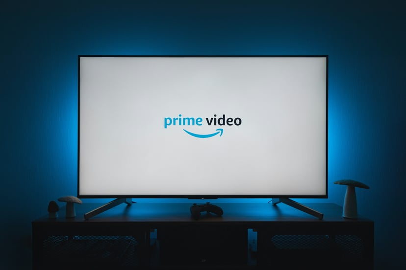 Amazon Prime video on a TV screen