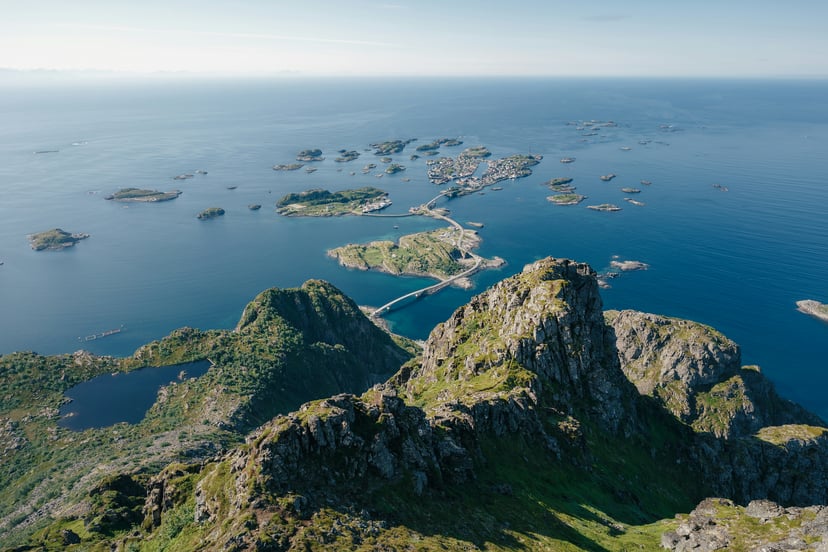 Islands off the coast of Norway