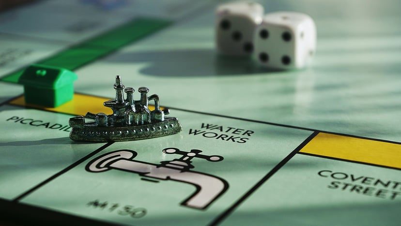the Water Works square on a Monopoly board