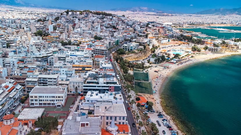 Piraeus Port in Athens, Greece