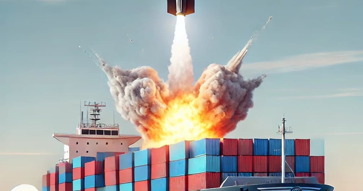 Explosion Incident Involving Container Ship Reported by UKMTO ...