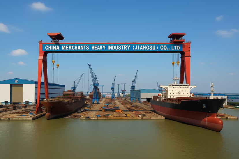 The China Merchants Heavy Industry Jiangsu shipyard