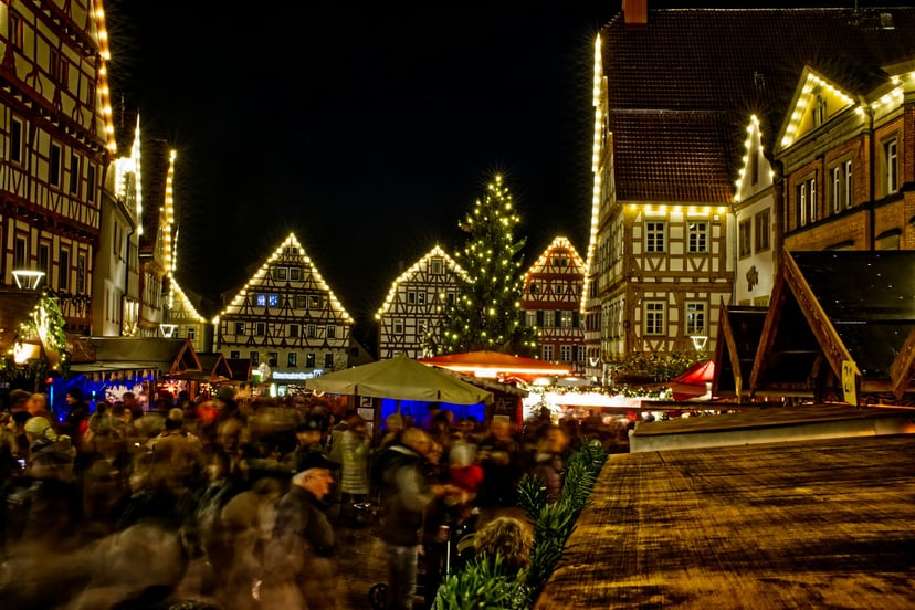 A European Christmas market