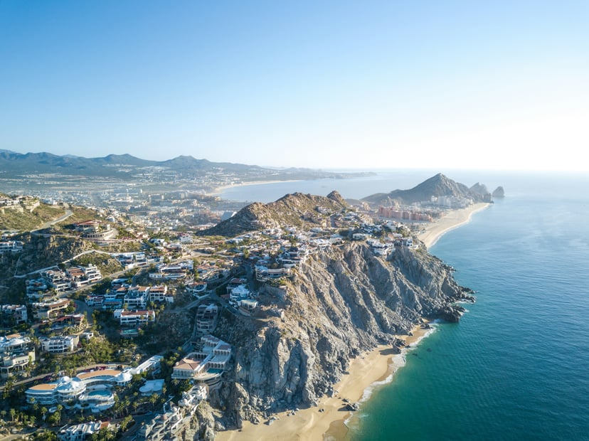 the coastline of Cabo San Lucas, Mexico