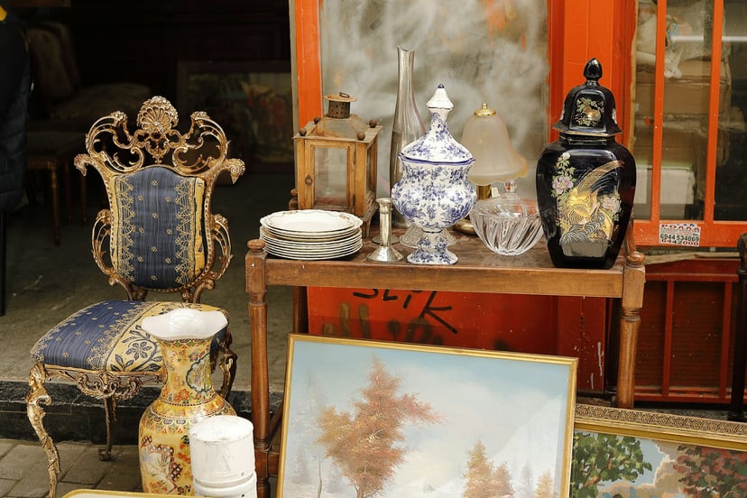 antique furniture and ornaments