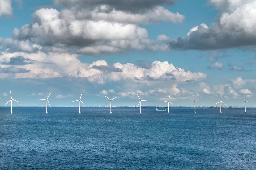 An offshore wind farm