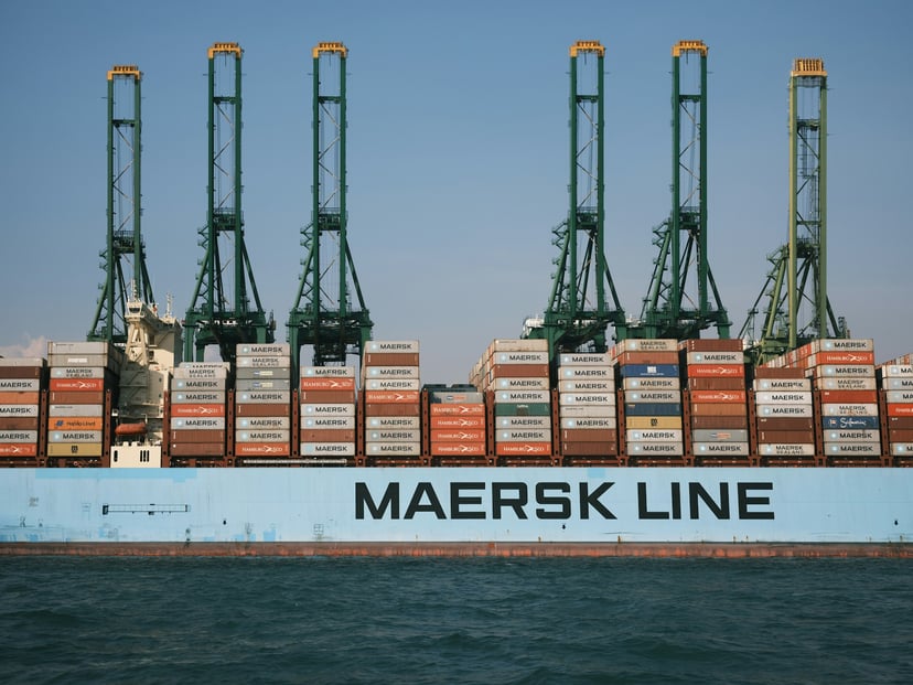 A Maersk ship