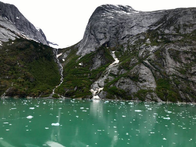 The Tracy Arm fjord in Alaska