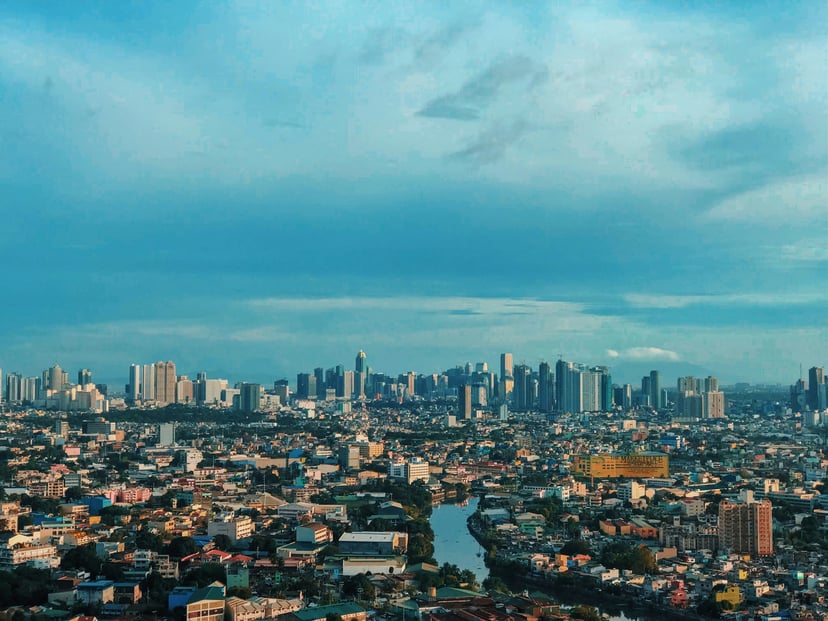 A view across Manila in the Philippines