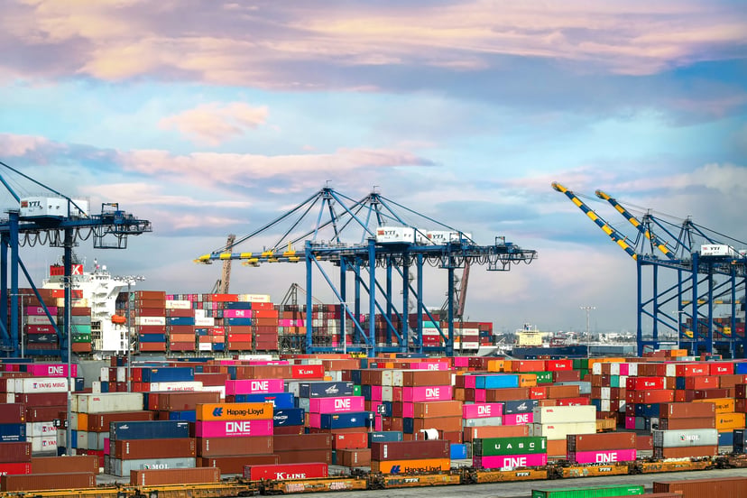 The port of Los Angeles