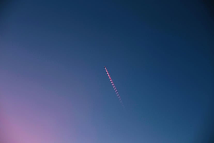 A missille in the sky