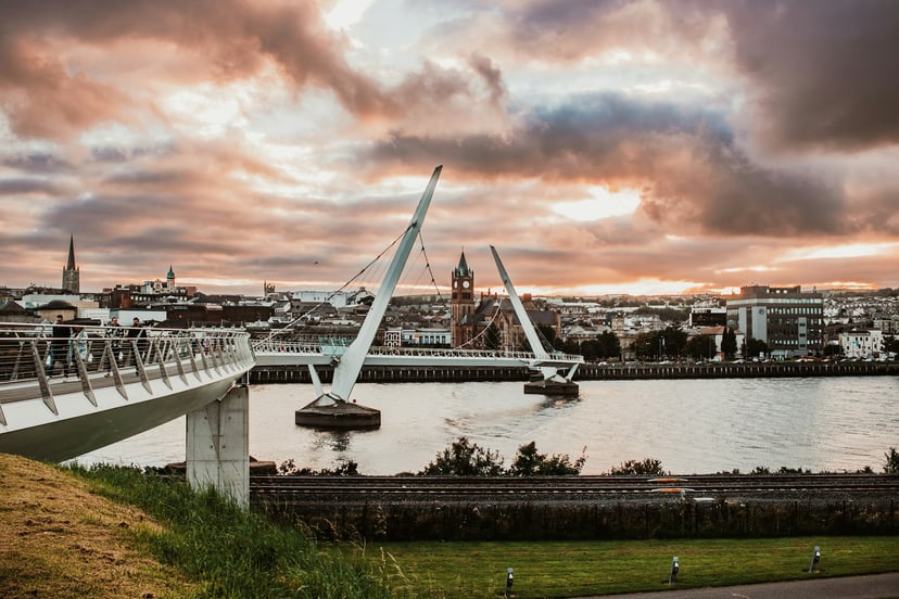The bridge at Foyle, Ireland