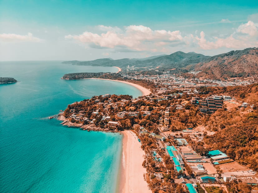 The coastline of Phuket island, Thailand