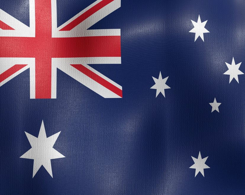 The Australian flag