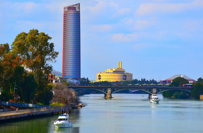 The river in Seville