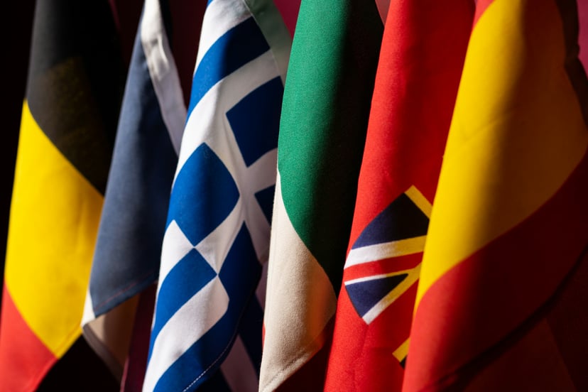 Flags from different countries