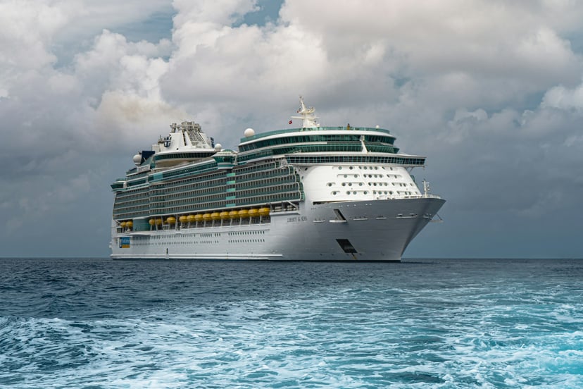 The cruise ship, the Liberty of the Seas