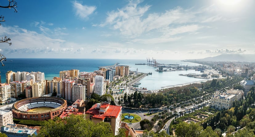 The Port of Málaga, Spain 