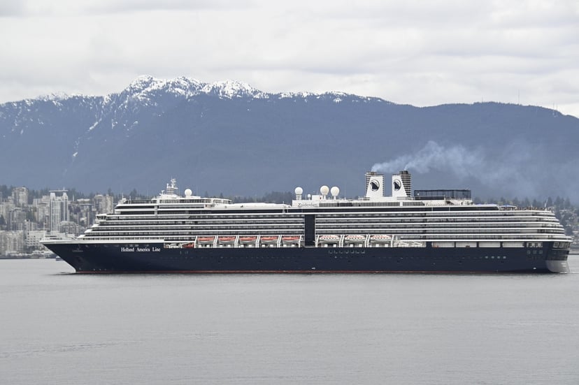 Holland America's cruise ship, the Zuiderdam 