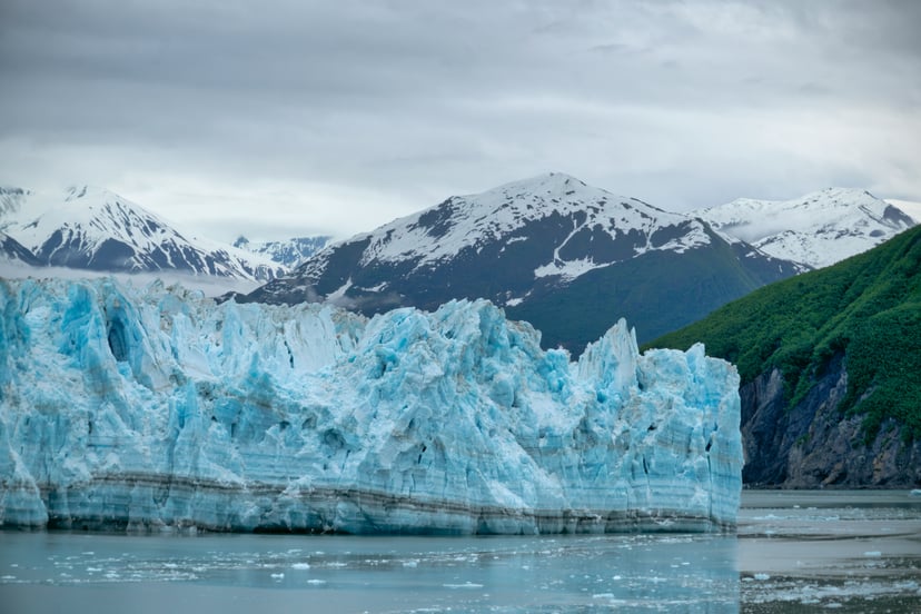 The Hubbard Glacier in Alaska