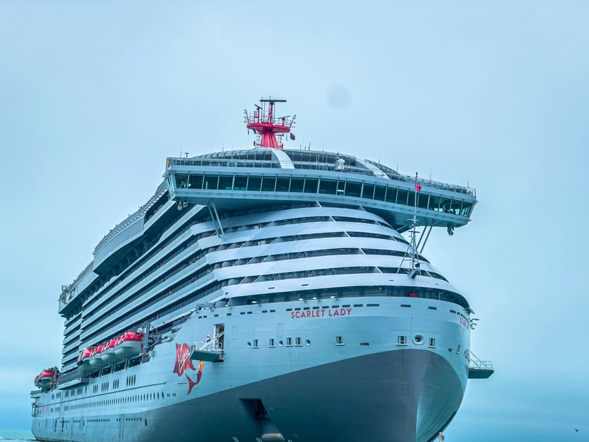 Virgin Voyage's cruise ship, the Scarlet Lady
