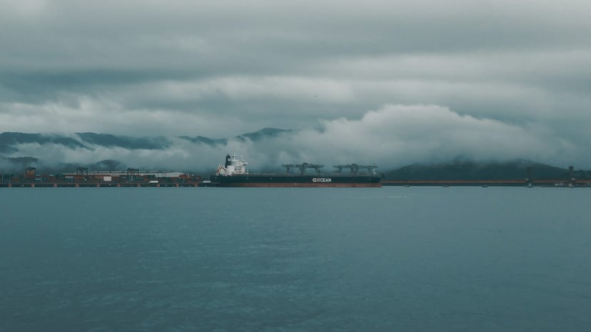 The Port of Santos, Brazil