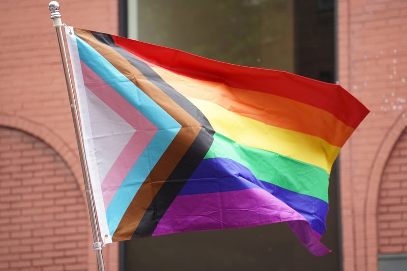 The LGBTQ+ flag
