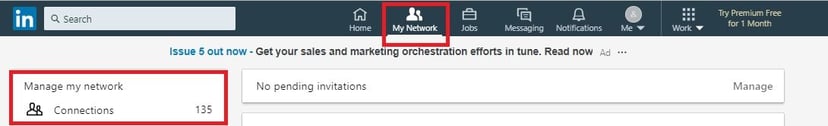 screenshot of a LinkedIn profile
