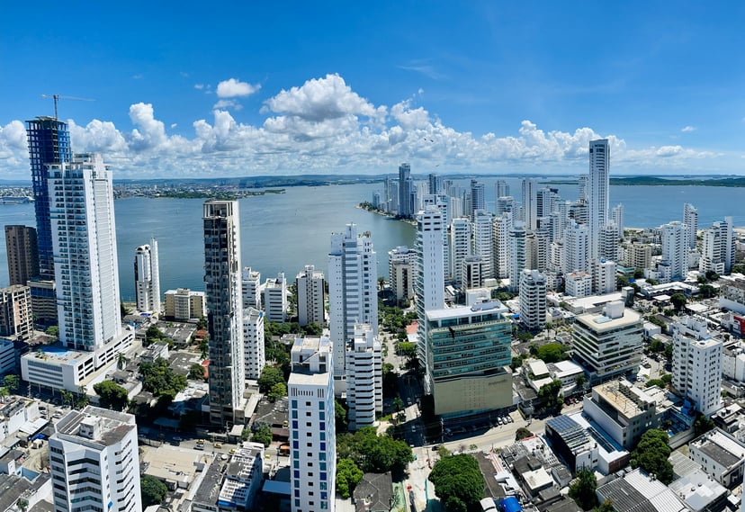 Cartagena, Colombia's waterfront
