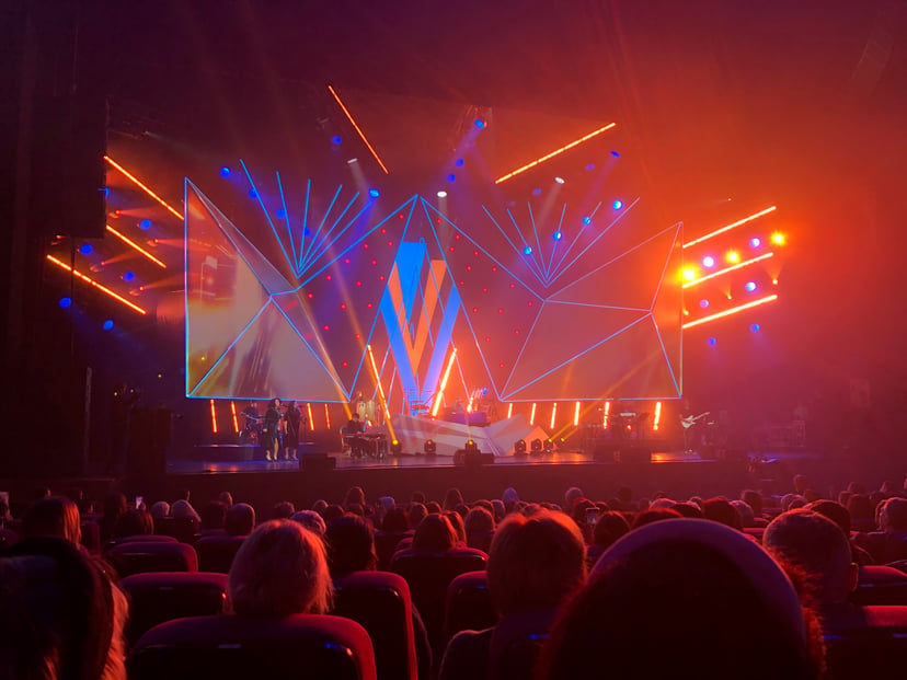 A stage at the Eurovision Song Contest
