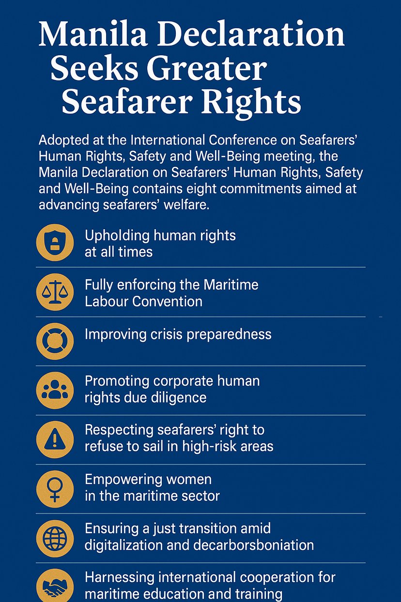 The Manila Declaration of Seafarer Rights