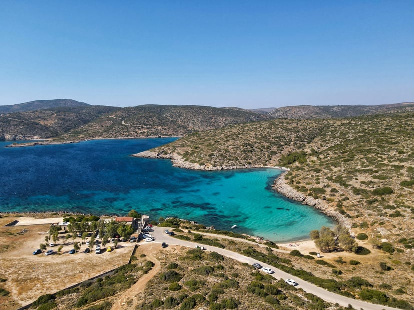 A bay on the island of Chios, Greece