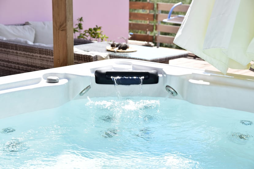 A hot tub