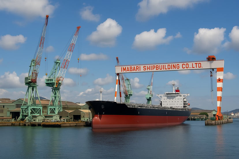 The Imabari Shipyard in Japan