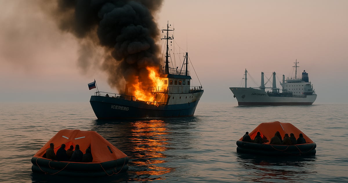 Russian Fishing Vessel Catches Fire in Sea of Japan – Maritime Bell
