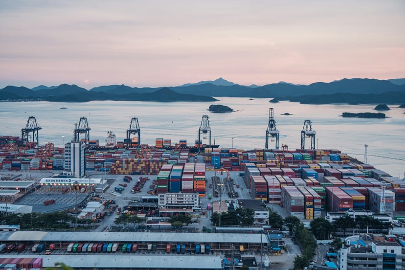 An unspecified port in Asia