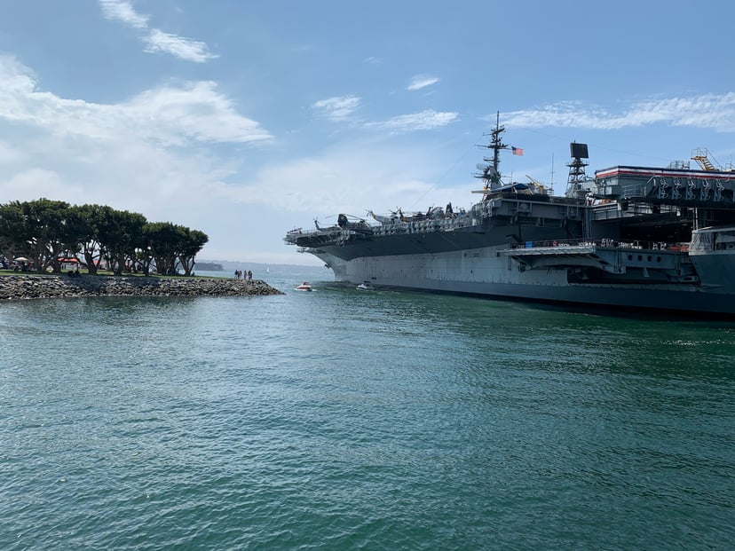 US Navy battleship
