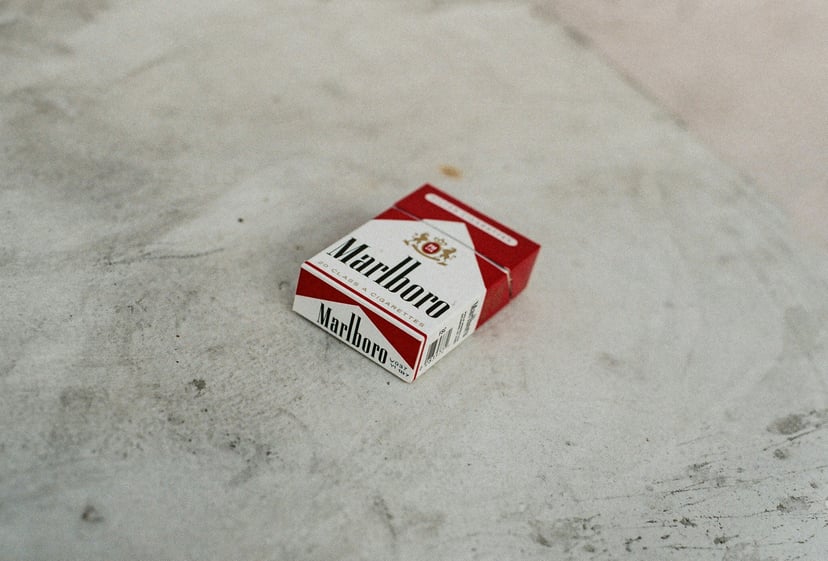a carton of Marlboro cigarettes
