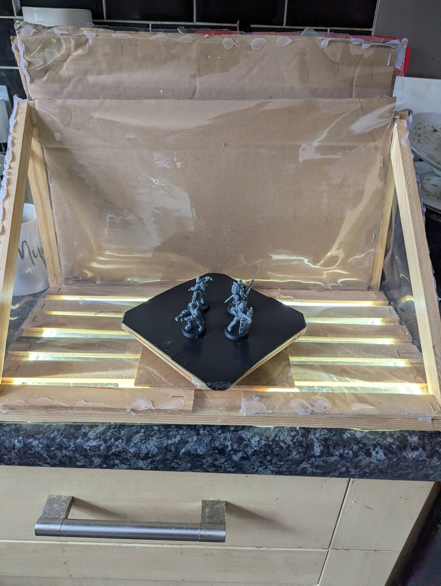 Finished making a spraying station