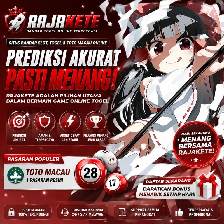 RAJAKETE | Daftar Situs Bandar Toto Slot Dan Togel Macau Online Prediksi Akurat