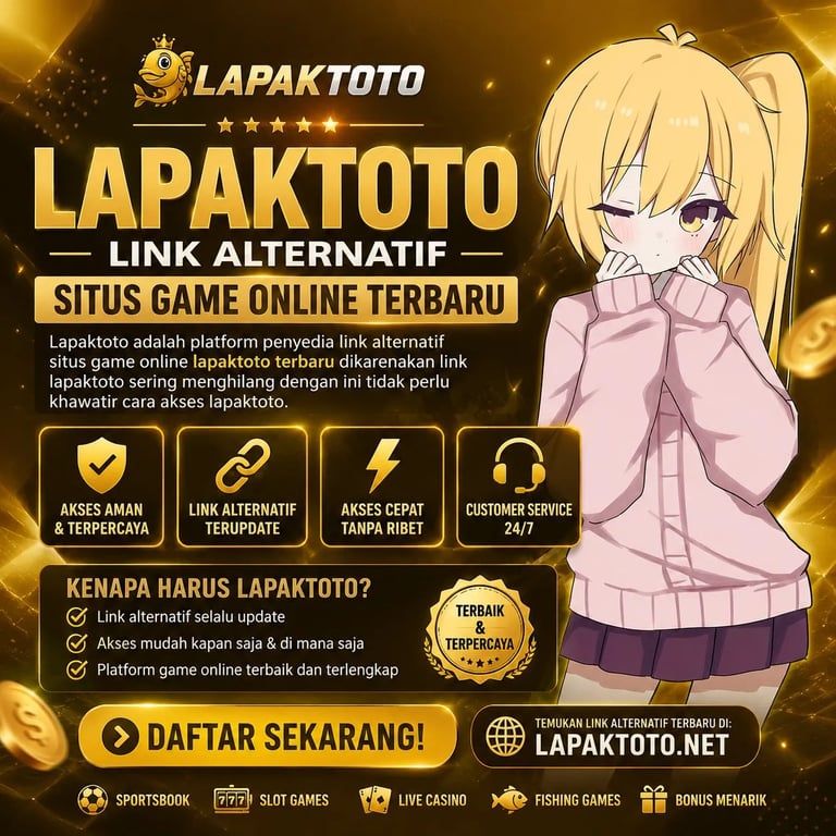 LAPAKTOTO 🐟 Link Alternatif Situs Game Online Terbaru Lapaktoto Daftar Sekarang!