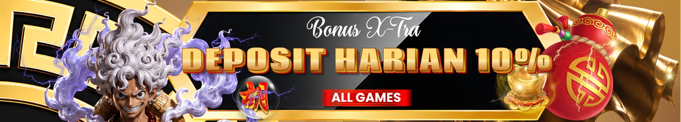 Bonus Deposit Harian 10% All Games