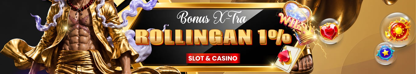 Bonus Rollingan Hingga 1% Slot dan Casino