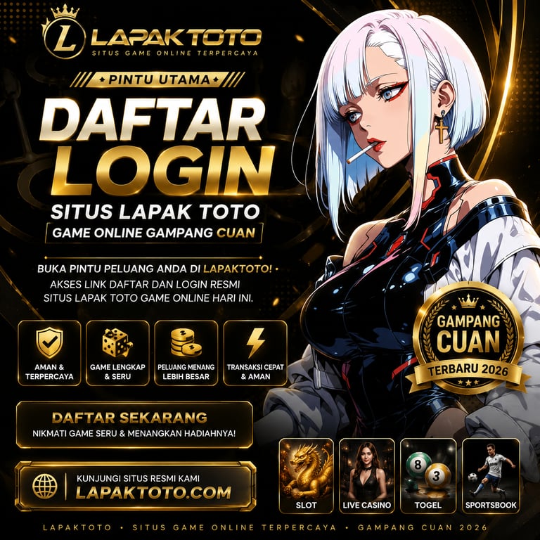 LAPAKTOTO: Pintu Utama Daftar Login Situs Lapak Toto Game Online Gampang Cuan 2026