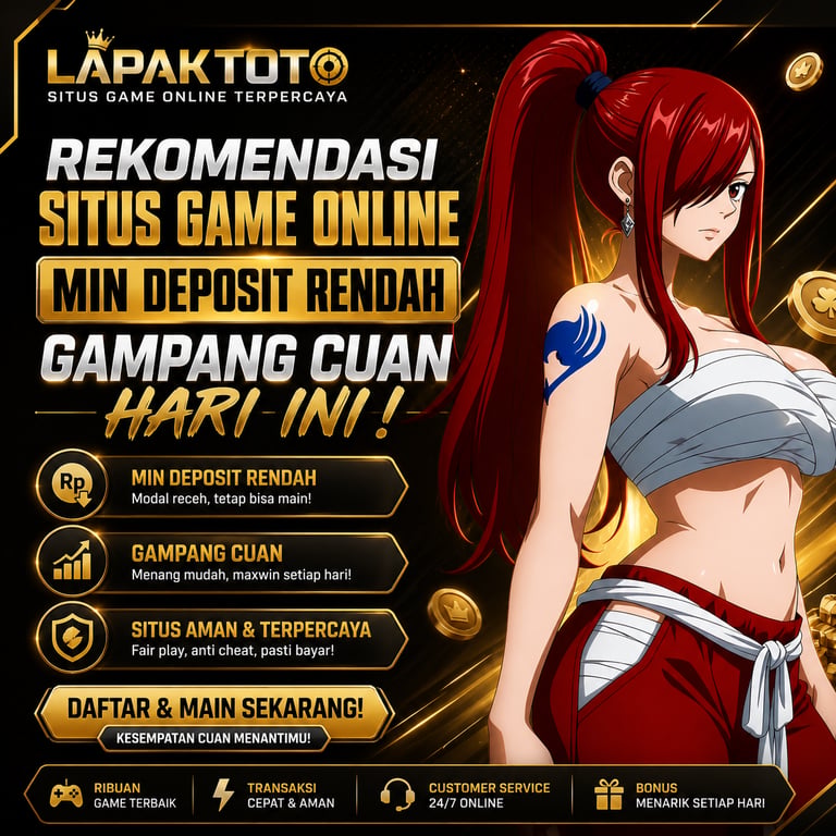 Rekomendasi Situs LAPAKTOTO Game Online Min Deposit Rendah Gampang Cuan Hari Ini