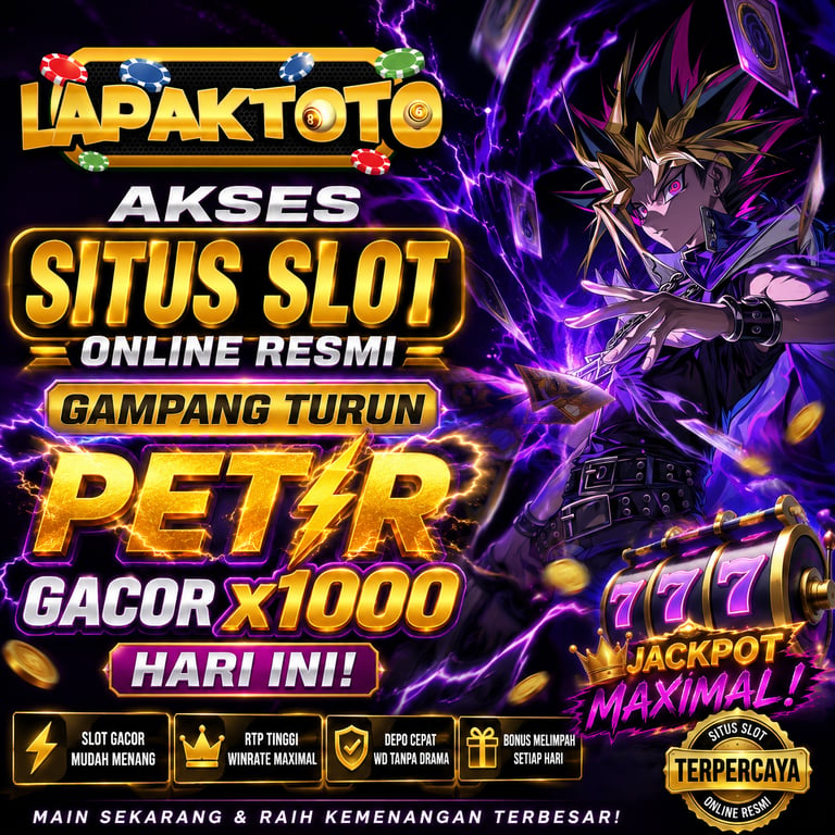 LAPAKTOTO: Akses Situs Slot Online Resmi Gampang Turun Petir Gacor x1000 Hari Ini