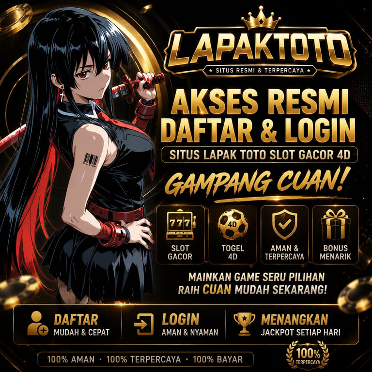 LAPAKTOTO: Akses Resmi Daftar Login Situs Lapak Toto Slot Gacor 4D Gampang Cuan