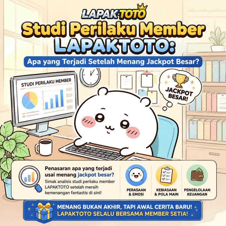 Studi Perilaku Member LAPAKTOTO: Apa yang Terjadi Setelah Menang Jackpot Besar?