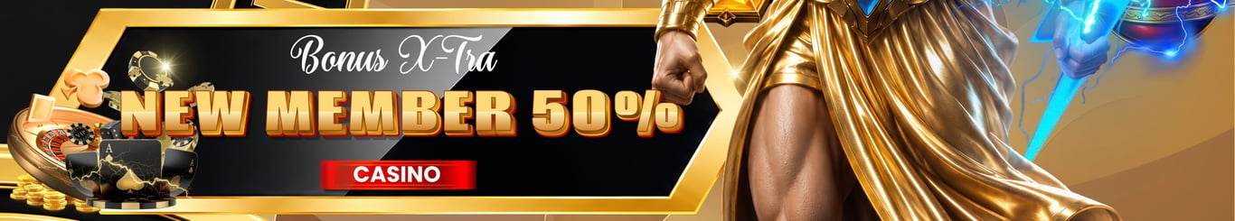 Bonus New Member 50% Casino