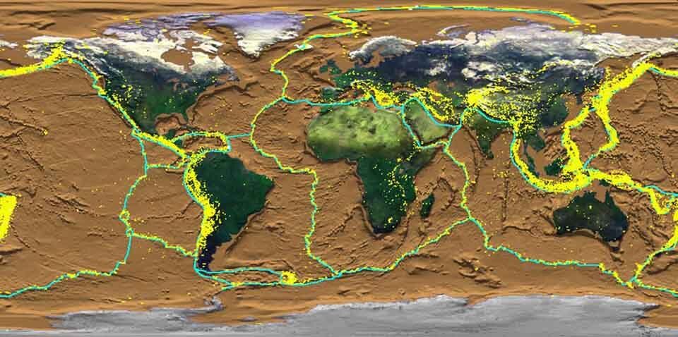 earthquakes and tectonic plates